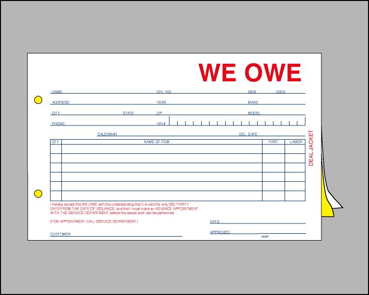 Sales Forms Sales Forms