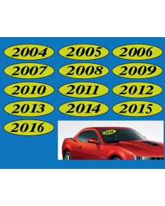 OVAL Model Years Chartruese/Black