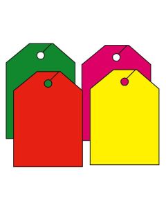 BLANK - LARGE Flourescent Mirror Tags