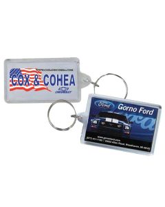 Custom Clear Acrylic Key Tags