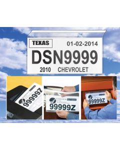 Bag Tag® -Temporary License Plate Protectors