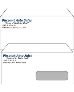 Custom Envelopes-Standard #10 Window-