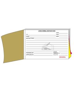 Avoid Verbal Orders (AVO) Book - 3 part