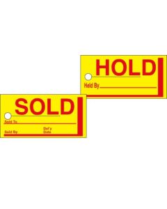 Sold & Hold Tags - Regular