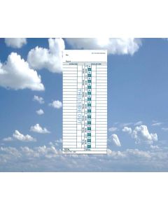 Employee Time Clock Card - 292-2
