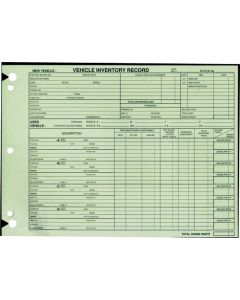Inventory Sheets-D542-Green&Green