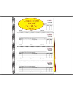 Purchase Order Book-Crash Imprinted