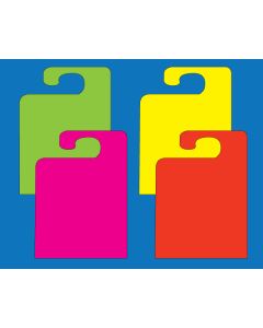 Fluorescent Hook Style Mirror Tags