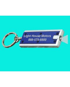 Key Tag Light with chrome trim