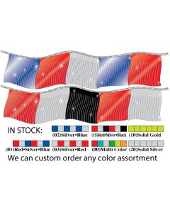 - Metallic Fringe Pennants - 60' Long