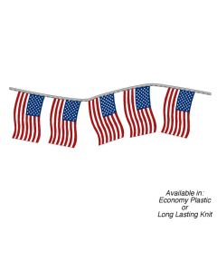 American Flag Pennant - 50' Cloth