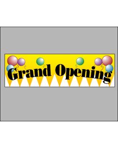 3'x10' Economy Banner-Grand Opening