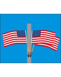 American Flags- Cluster Set
