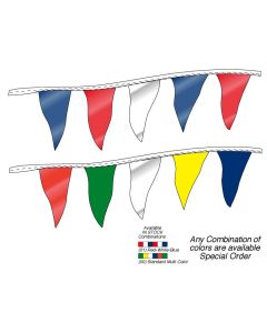 Economy Triangle Pennants 105' Long