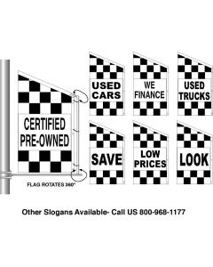 Space Walker - Checkered Stock Messages - Single Faced