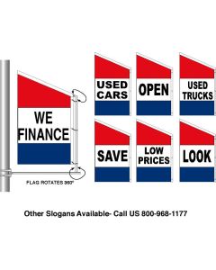 Space Walker Flags - Standard Message - DOUBLE faced