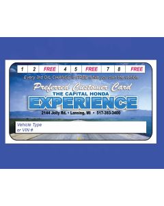 Custom Customer Promotion (Loyalty) Cards