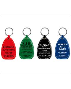 Hard Rugged Key Tag - Pear Shape