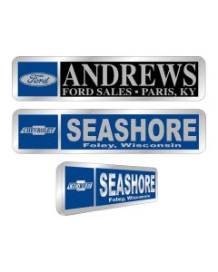 Dealer Decals - Domed- (UP TO 4 SQ. INCHES)