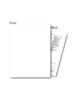 Exterior Buyers Guides Printed Back - BLANK front