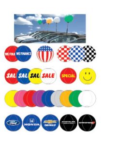 **NEW**Re-Usable Vinyl Balloons with holders - kit