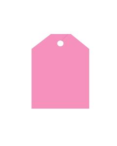 Blank Pink Standard Rear View Mirror Tag