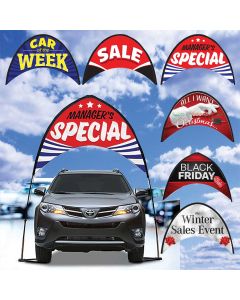 Flags For Car & Commercial Sales Forecourt display Flags Automotive Display. 