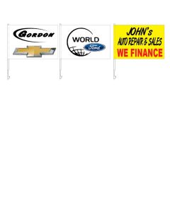 Custom Clip-On Window Flags