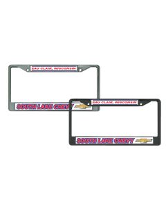 Domed Decal License Plate Frames