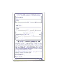 Warranty Disclaimers