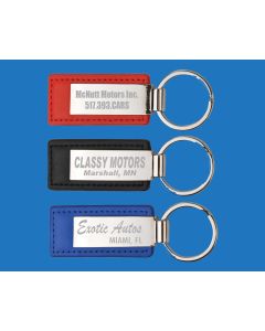 Leather Steel Key Chains