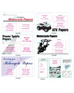 Document Holders - Large Motorcycle/ATV/RV