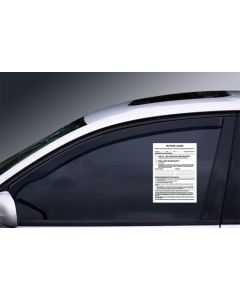 Exterior Buyers Guides Printed Front and Back