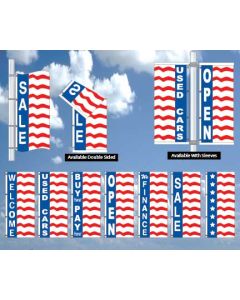 Patriotic Flags - 3' x 8'