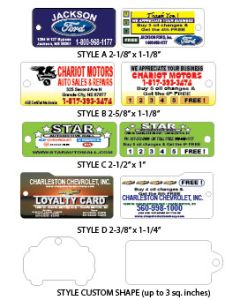 Key Tags - Punchable FULL COLOR