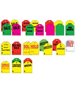 Fluorescent Rear View Mirror Tags