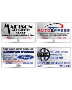 Custom Service Reminder Stickers